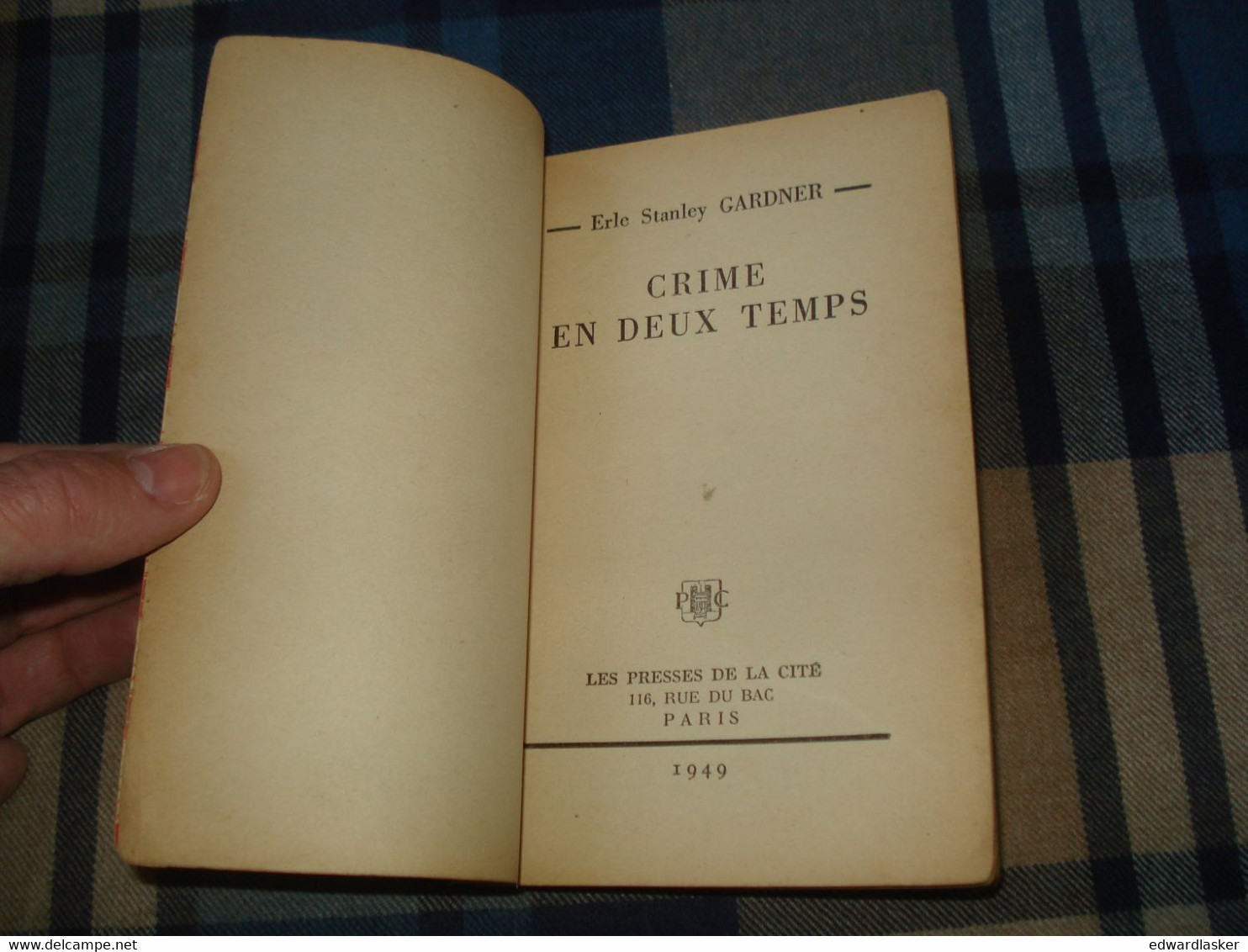 Un MYSTERE N°12 : CRIME En DEUX TEMPS /Erle Stanley GARDNER - Janvier 1950 - Presses De La Cité