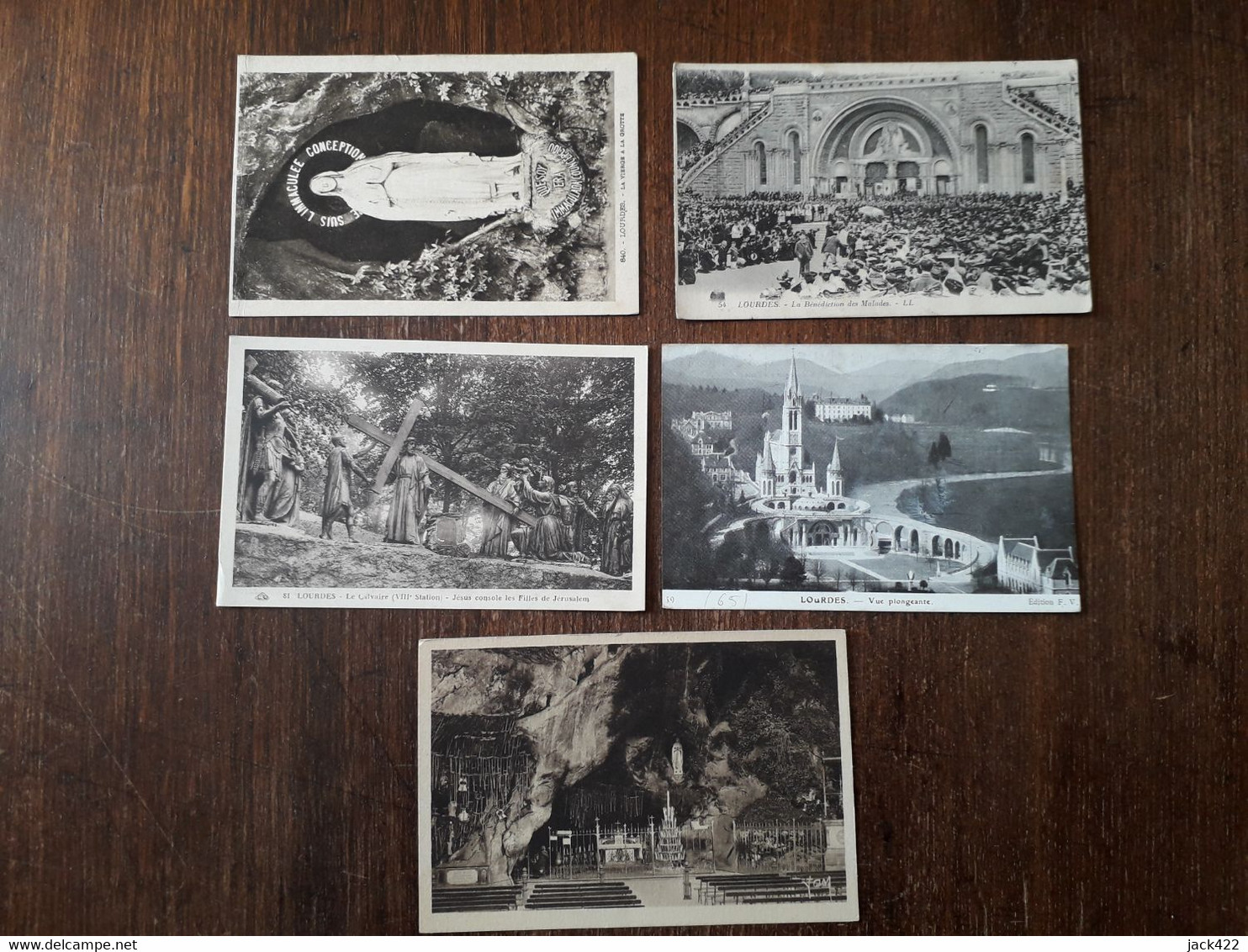 L38/3194 Lot De 5 Cartes LOURDES - Lourdes