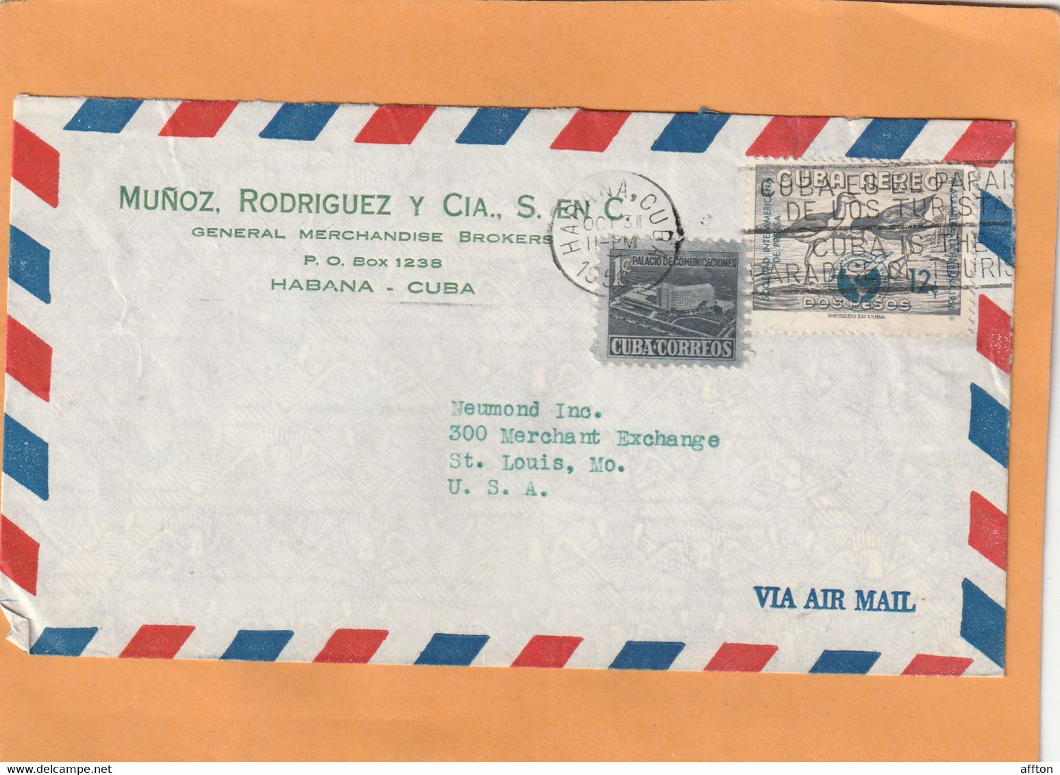 Cuba Old Cover Mailed - Lettres & Documents