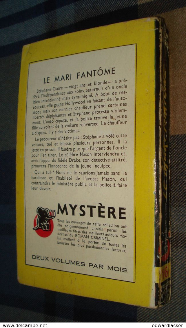 Un MYSTERE n°16 : Le MARI FANTÔME /Erle Stanley GARDNER - février 1950