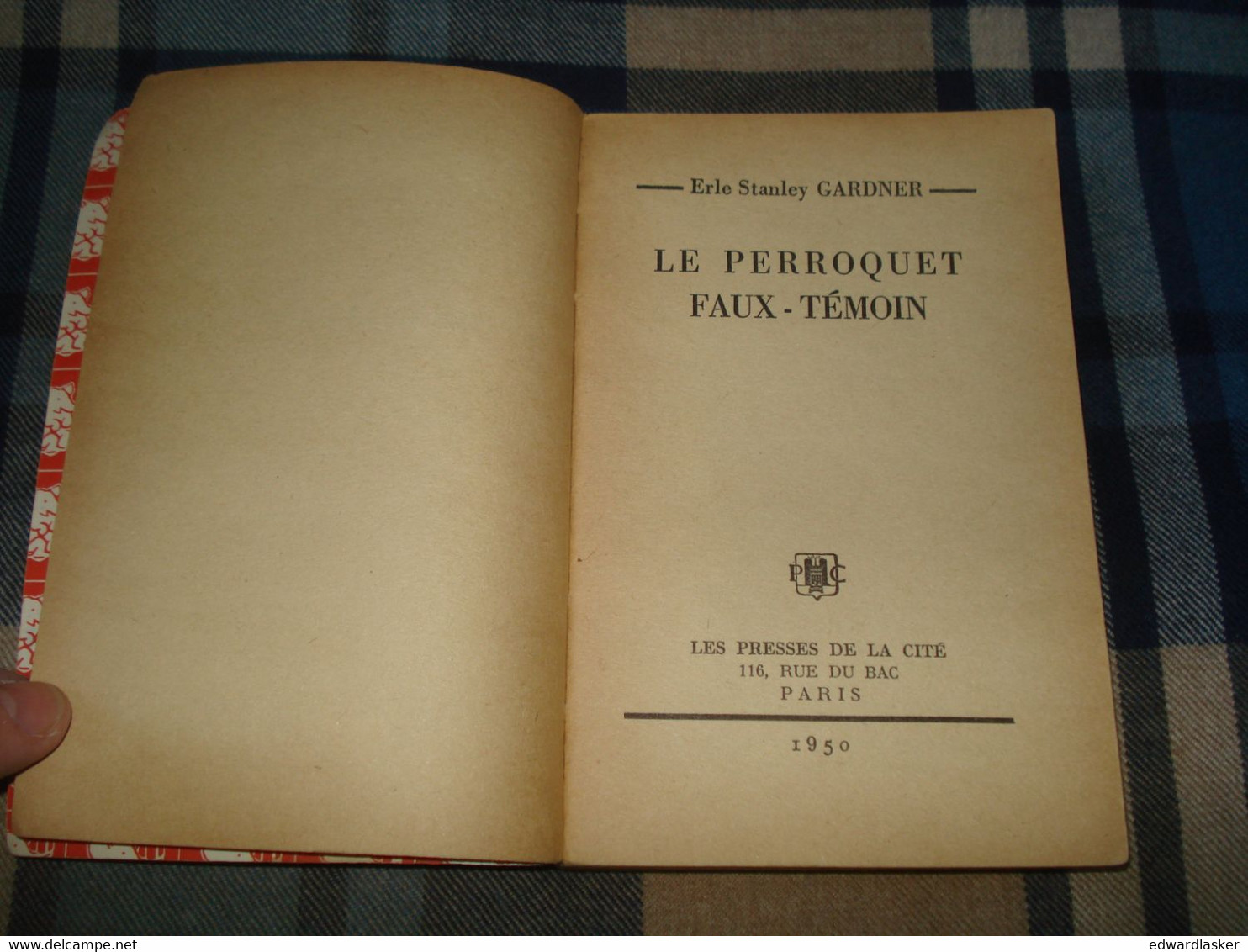 Un MYSTERE N°17 : FAUX TÉMOIN /Erle Stanley GARDNER - Avril 1950 - Presses De La Cité