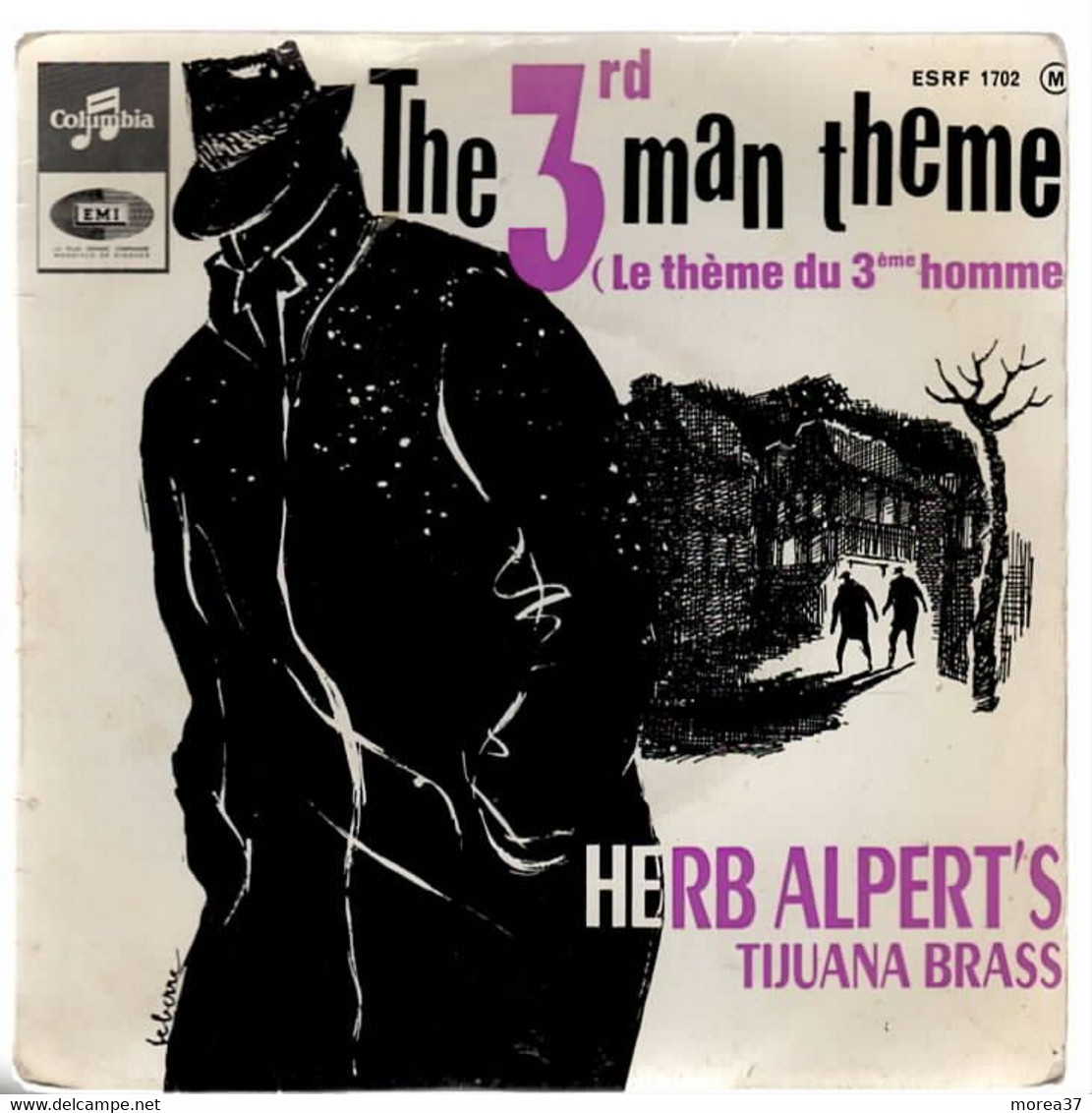 HERB ALPERT'S  "3 Rd Man Theme"  Avec Languette  COLUMBIA ESRF 1702 - Jazz