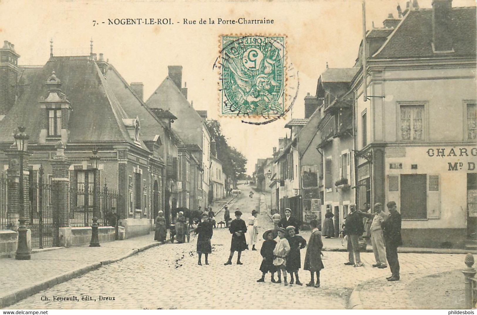 EURE ET LOIR  NOGENT LE ROI  Rue De La Porte Chartraine - Nogent Le Roi