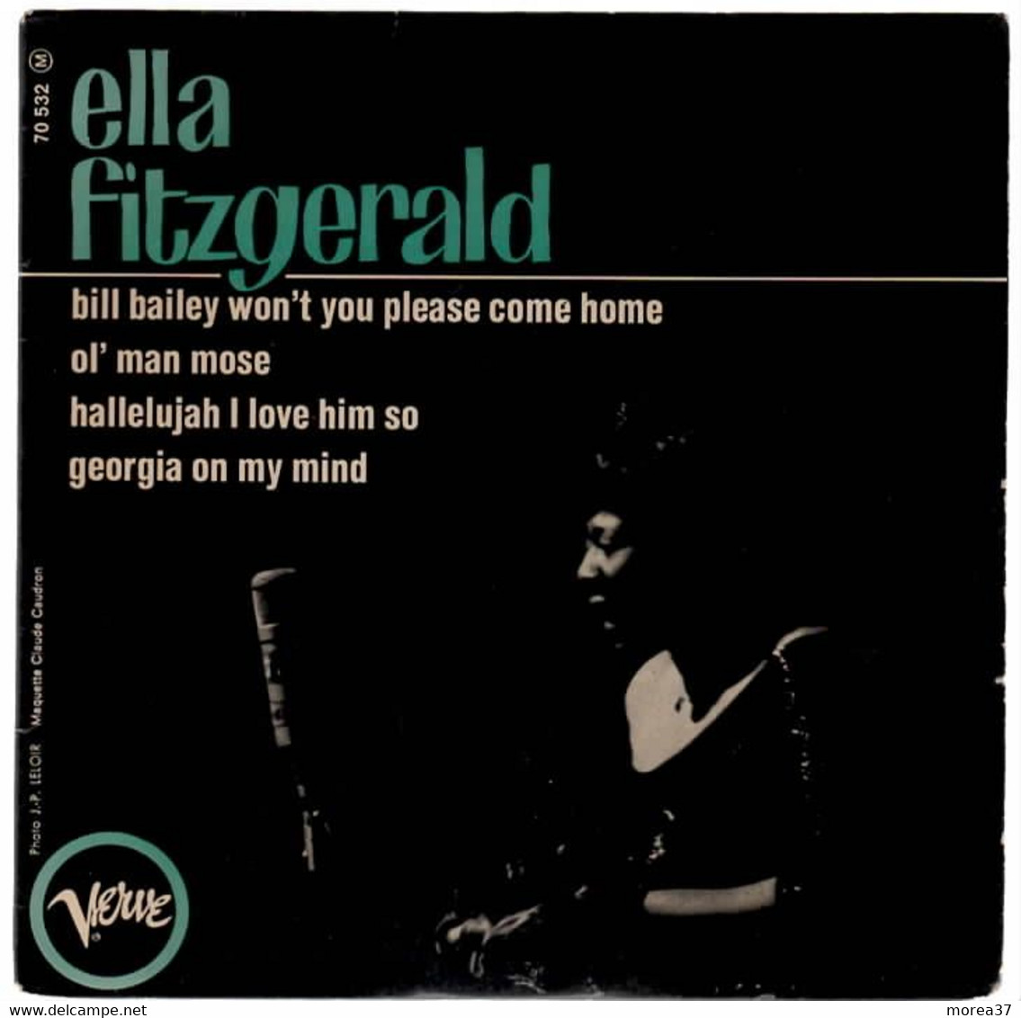 ELLA FITZGERALD  "Bill Bailey Won't You Please Come Home"   Avec Languette  VERVE RECORDS   70 532 - Jazz
