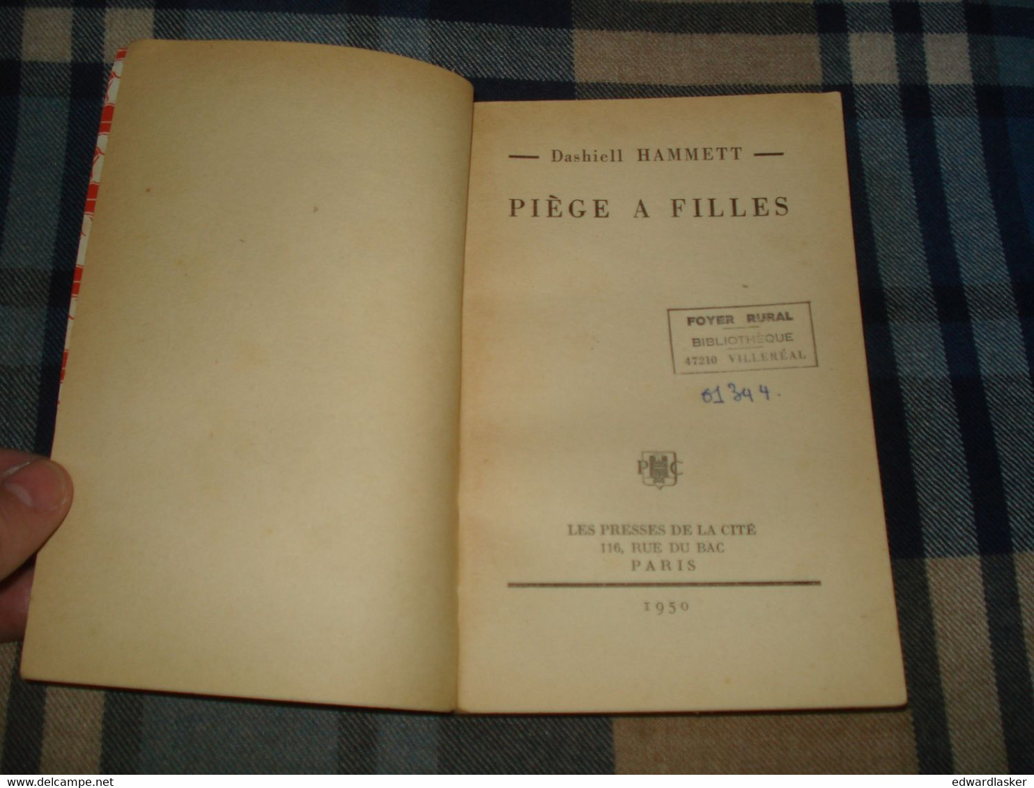 Un MYSTERE N°24 : PIÉGE à FILLES /Dashiell HAMMETT - Avril 1950 - Presses De La Cité