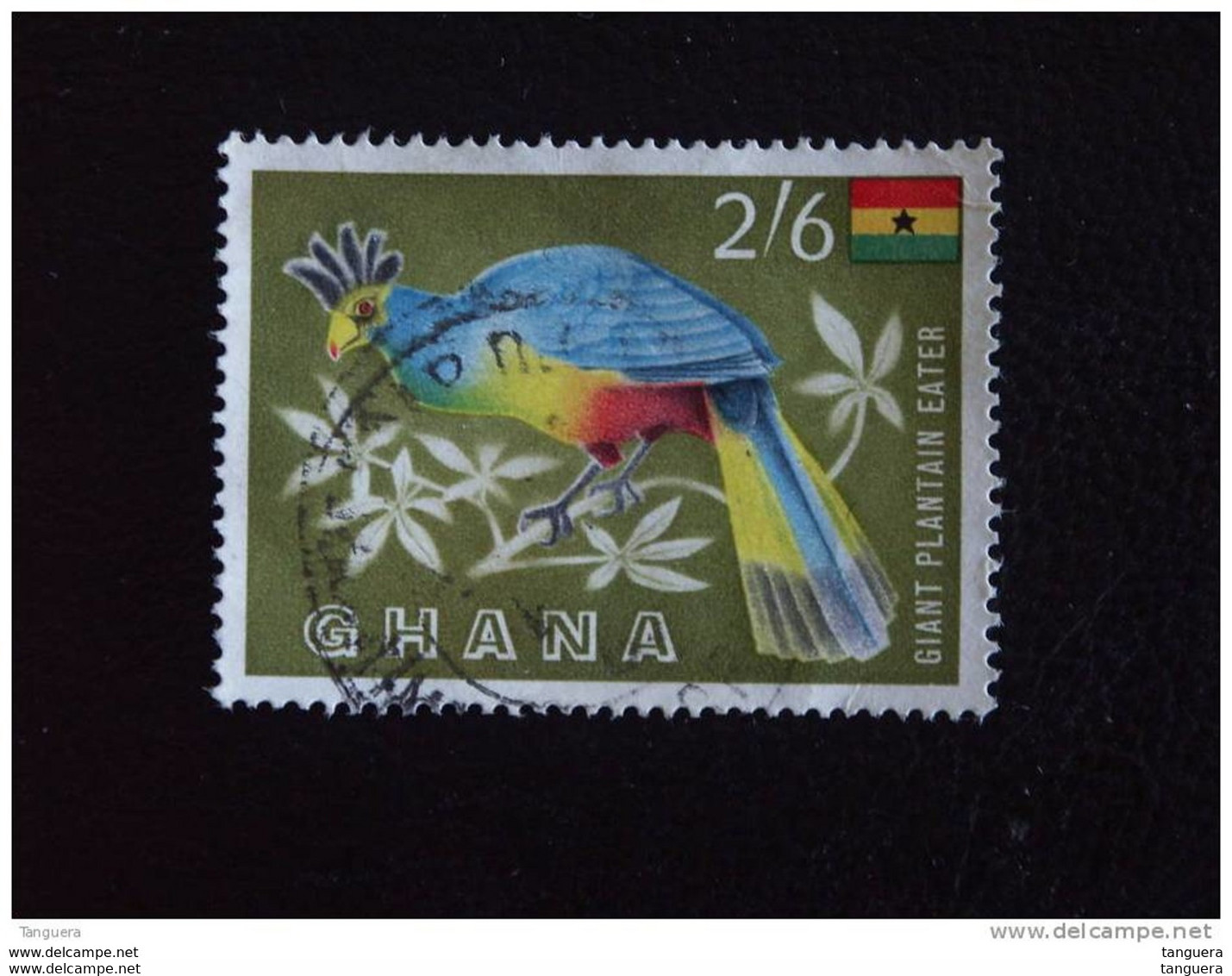 Ghana 1959-61 Oiseau Vogel Touraco Toerako Yv 51 O - Cuckoos & Turacos