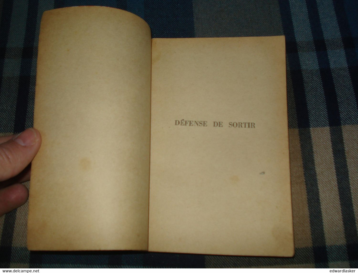 Un MYSTERE N°38 : DÉFENSE De SORTIR /Thomas STERLING - Novembre 1950 - Presses De La Cité