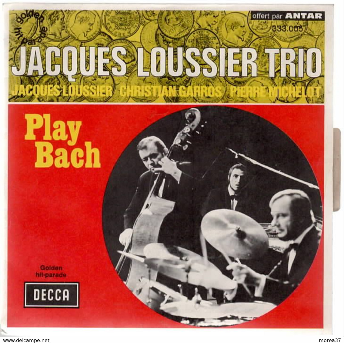 JACQUES LOUSSIER TRIO  " Sicilienne En Sol Mineur"   DECCA 333.005 - Jazz