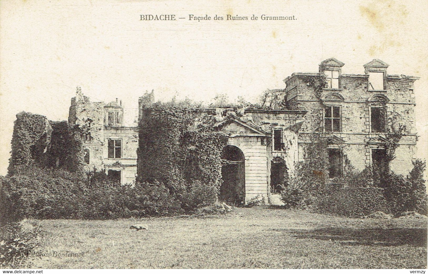 CPA  BIDACHE : Façade Des Ruines De Grammont - Bidache