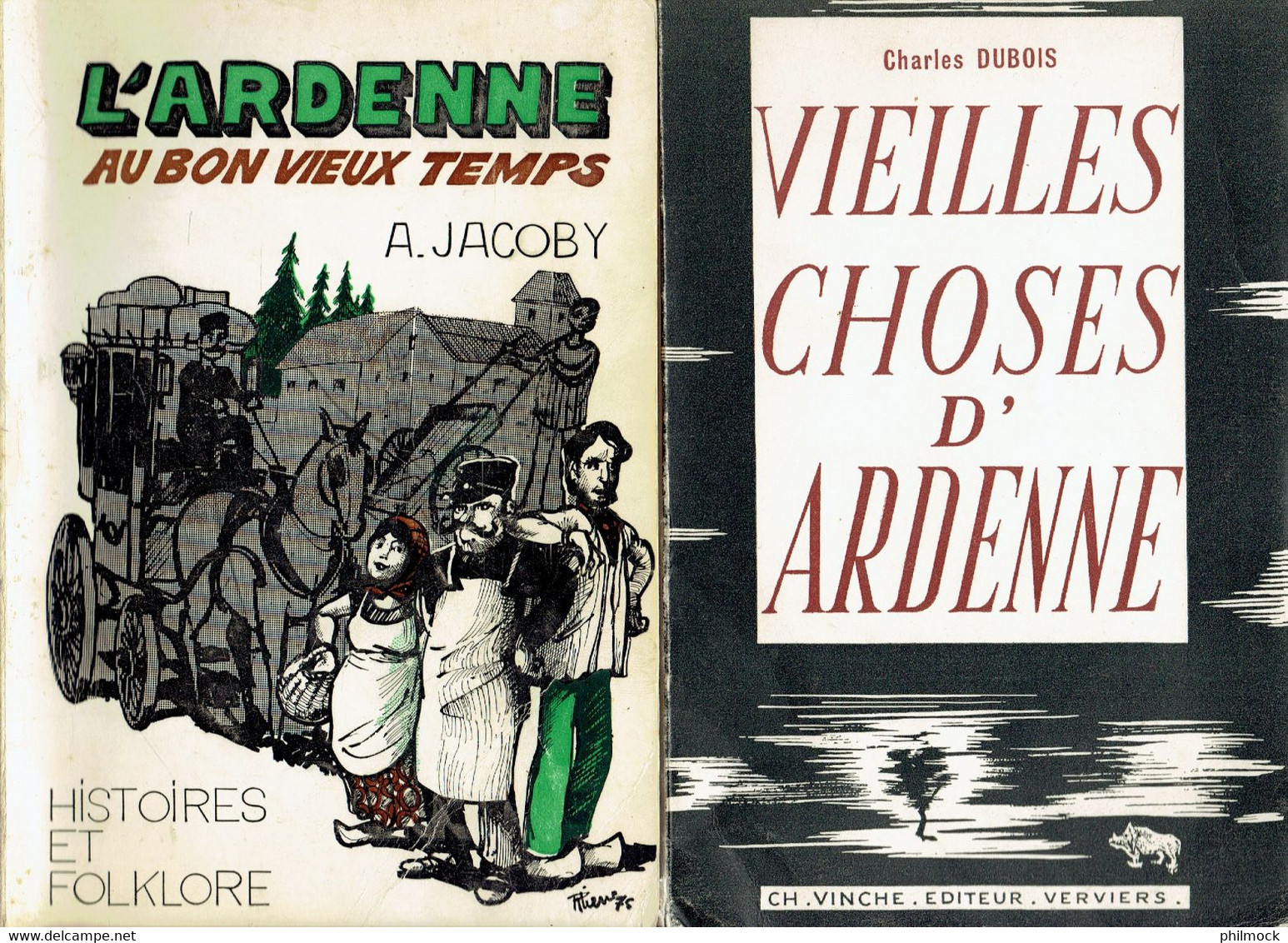 2 Livres - L'Ardenne Au Bon Vieux Temps Et Vieilles Choses D'Ardenne - Voir Description - Belgio