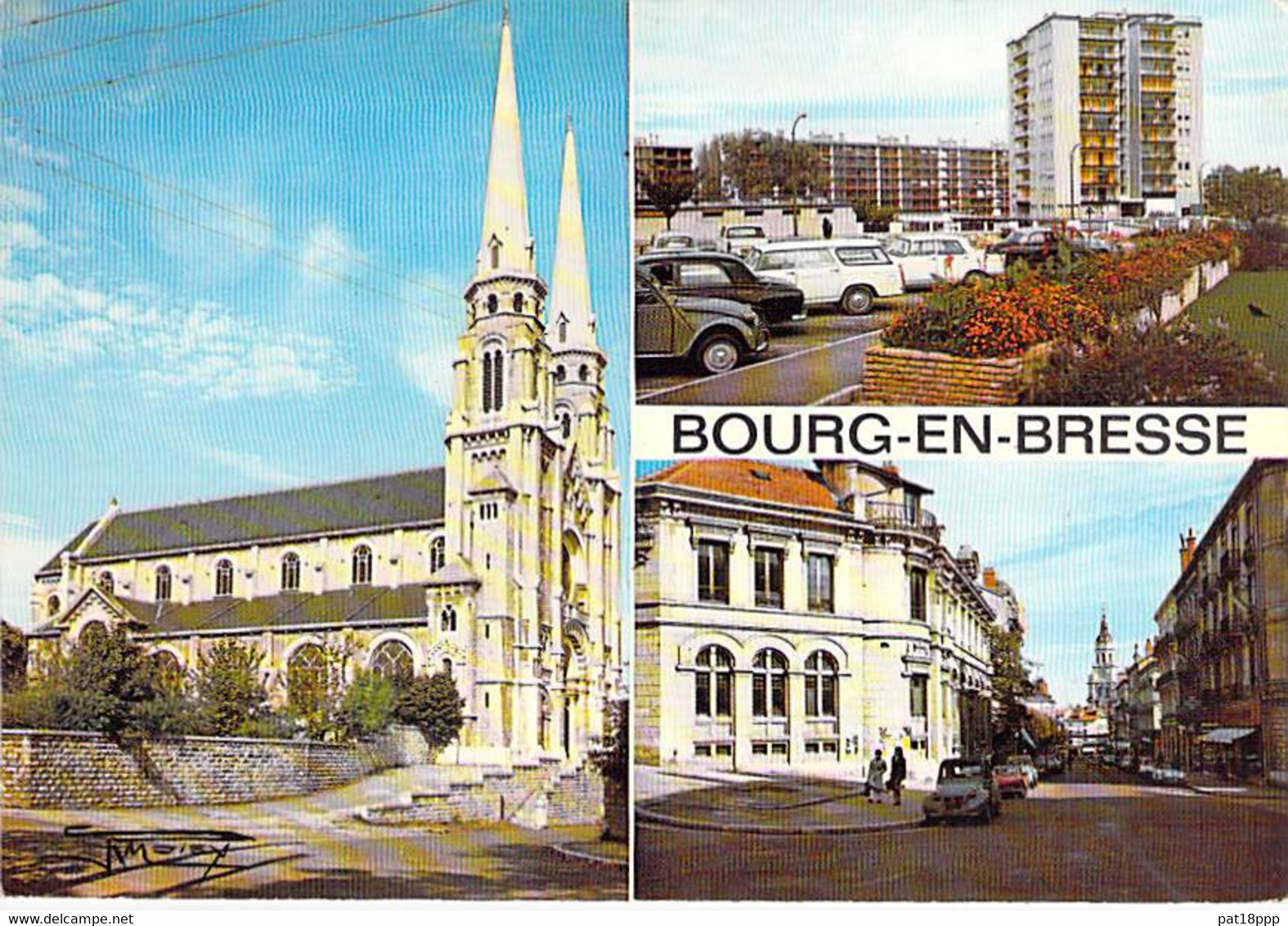 ** Lot De 3 Cartes ** 01 - BOURG En BRESSE : Cartes Différentes -  CPSM CPM Grand Format - Ain - Andere & Zonder Classificatie