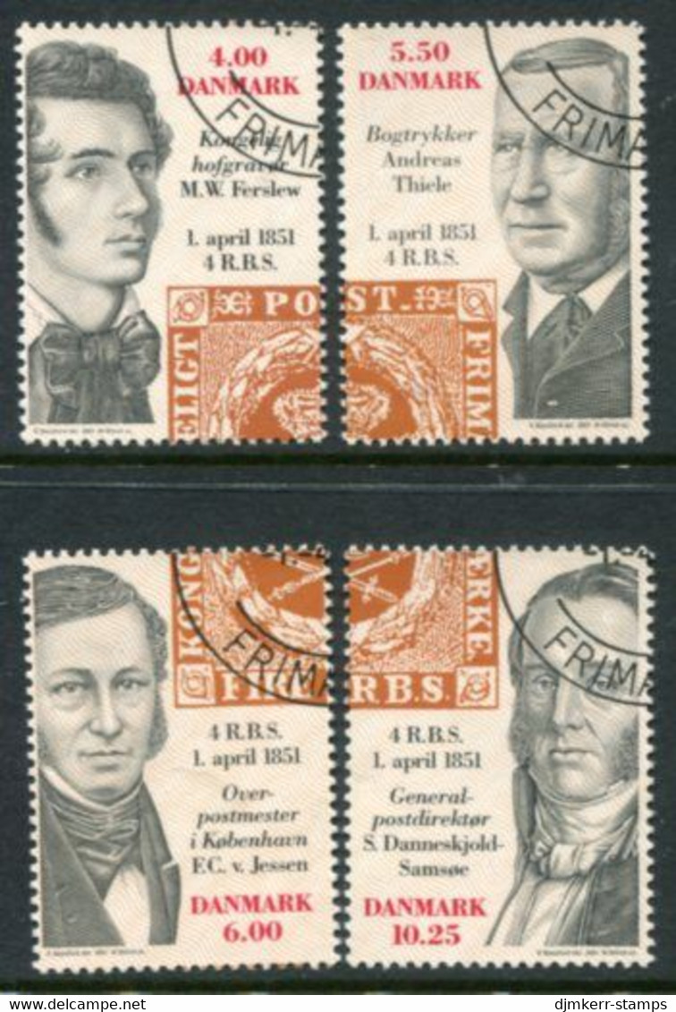 DENMARK 2001 Stamp Anniversary  Used. Michel 1273-76 - Oblitérés
