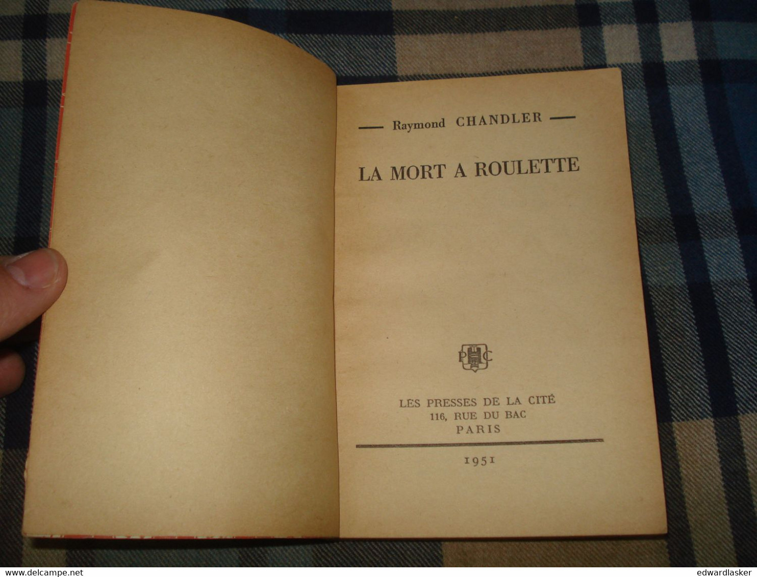 Un MYSTERE N°48 : La MORT à ROULETTE /Raymond CHANDLER - Mars 1951 - Presses De La Cité
