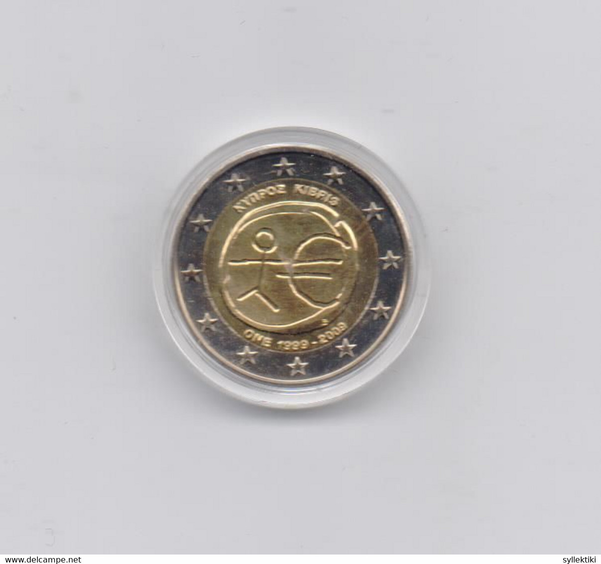 CYPRUS 2009 2 EURO .EM.U. COMMEMORATIVE COIN IN OFFICAL BOX & CERTIFICATE - Chypre