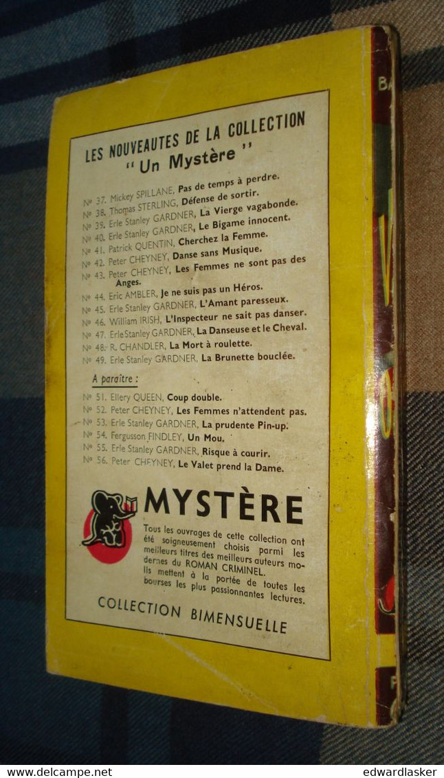 Un MYSTERE n°50 : VERSION ORIGINALE /Bill BALLINGER - avril 1951