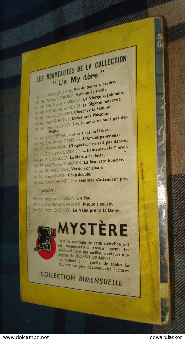Un MYSTERE N°53 : La PRUDENTE PIN-UP /Erle Stanley GARDNER - Mai 1951 - Presses De La Cité