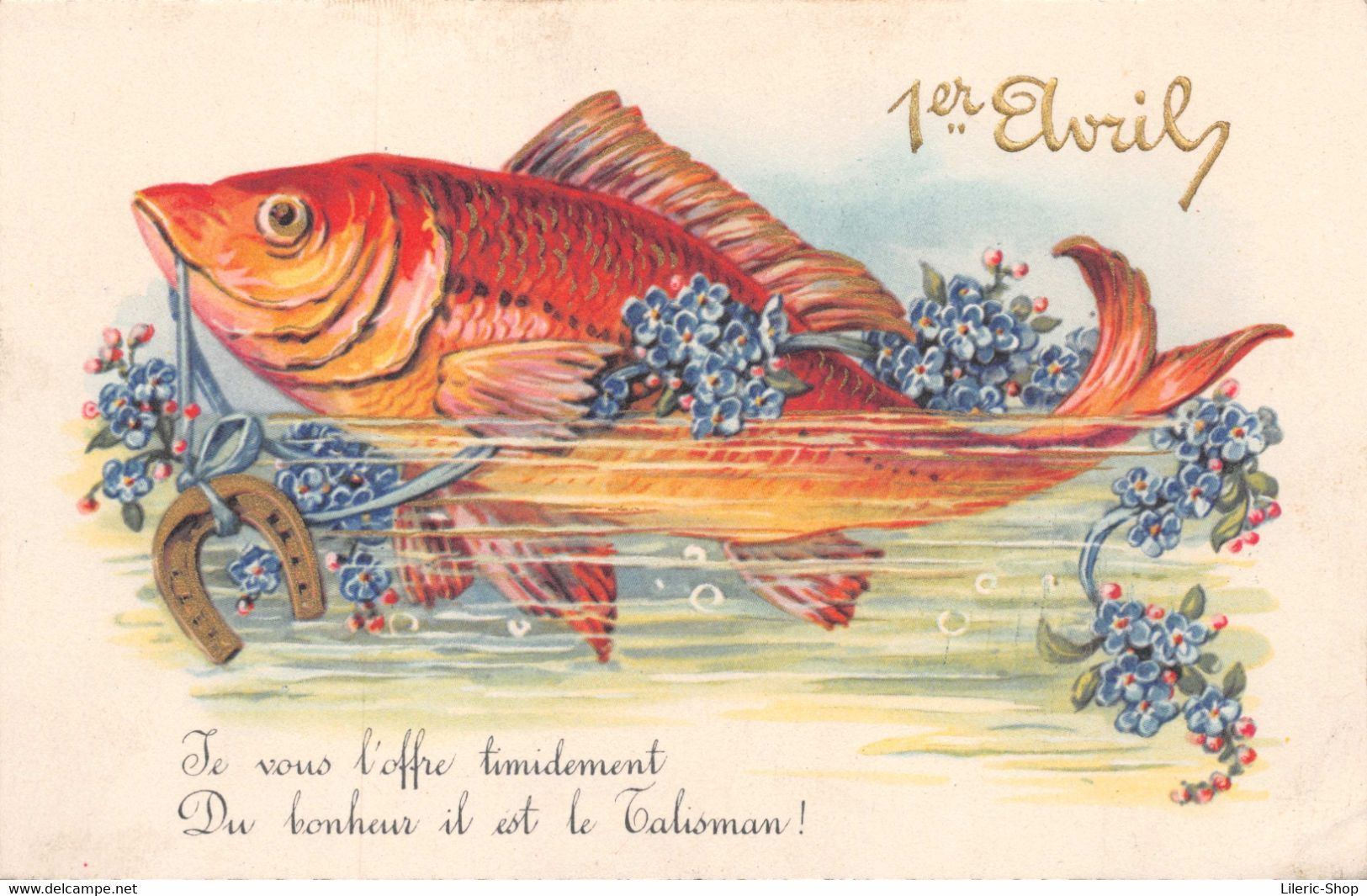 1er Avril - Poisson D'avril & Fer à Cheval " Je Vous L'offre Timidement...." ( ͡◕ ͜ʖ ͡◕) ♦ - 1er Avril - Poisson D'avril