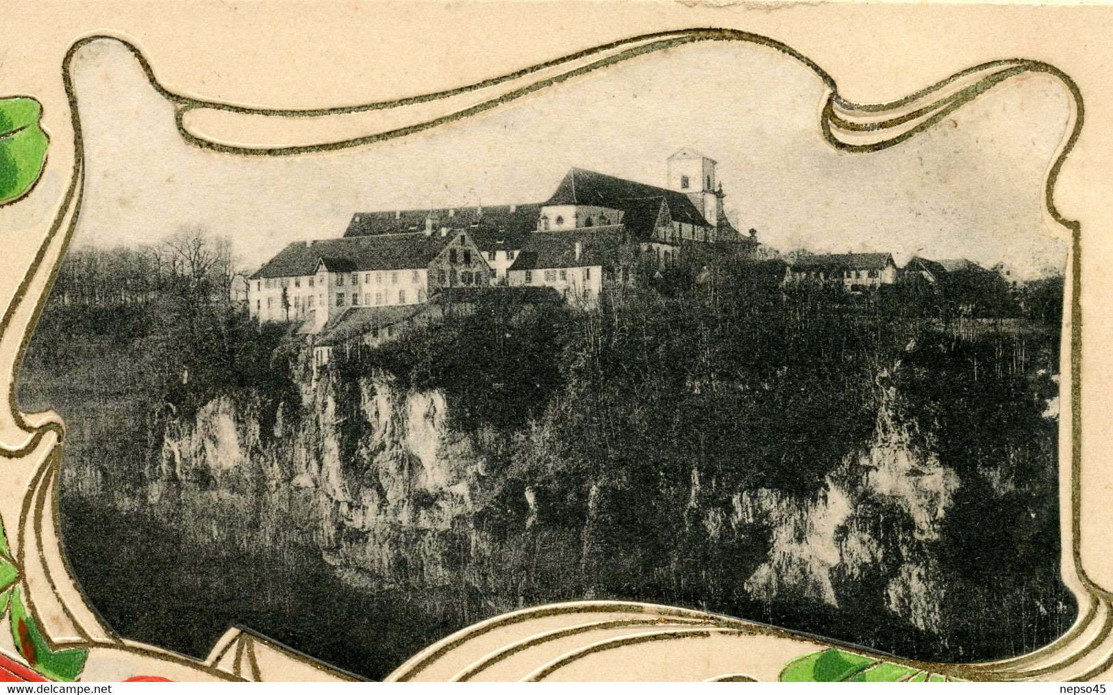 Suisse. Mariastein,carte En Couleur à Décor Art Nouveau. - Metzerlen-Mariastein