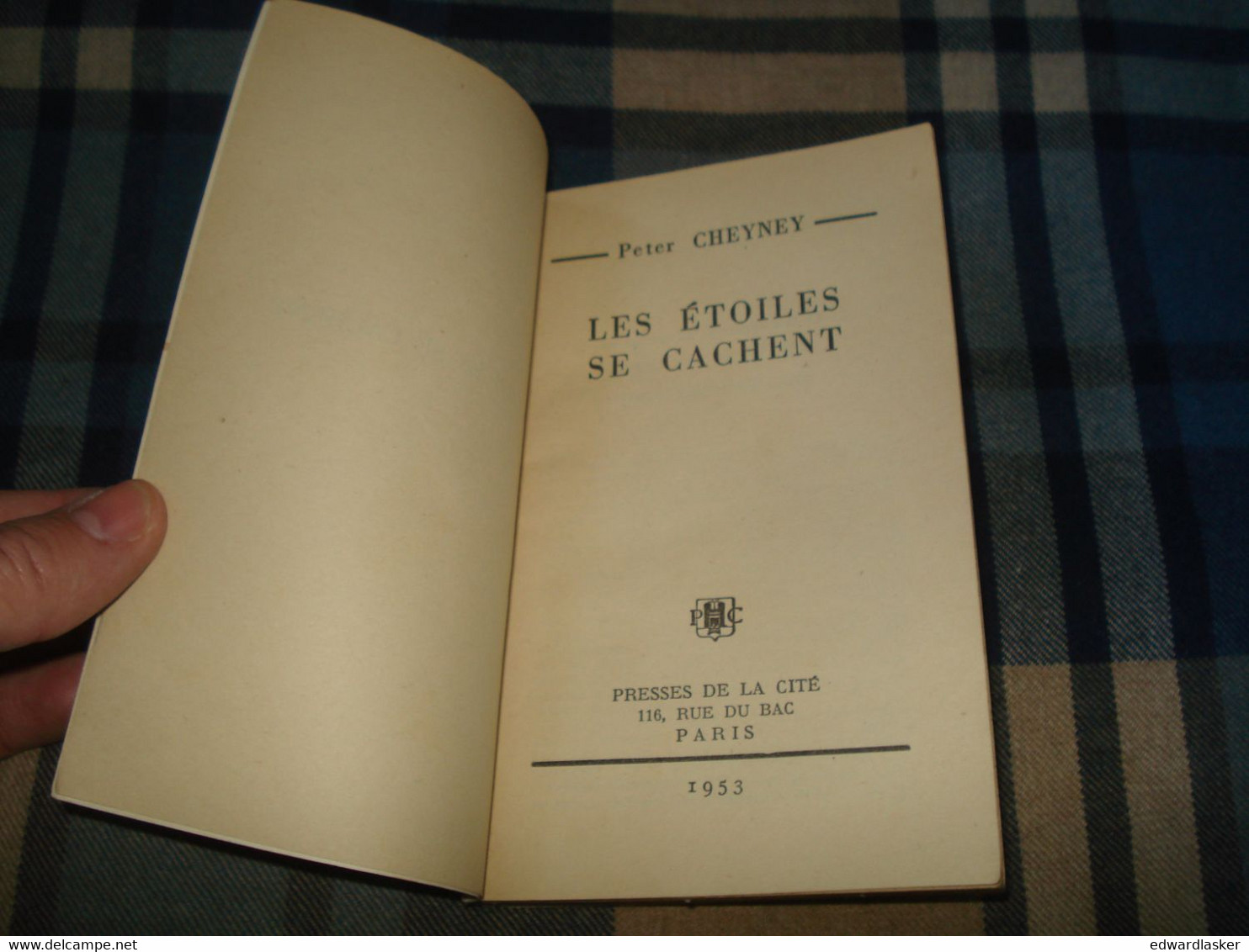 Un MYSTERE N°62 : Les ÉTOILES Se CACHENT /Peter CHEYNEY - Janvier 1953 - Presses De La Cité
