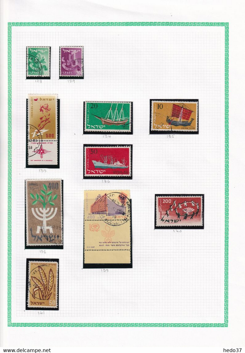 Israël - Collection - Timbres oblitérés - neufs - TB