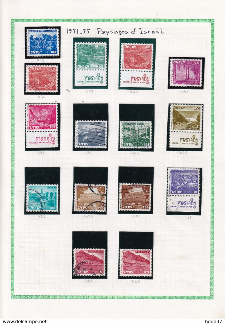 Israël - Collection - Timbres oblitérés - neufs - TB