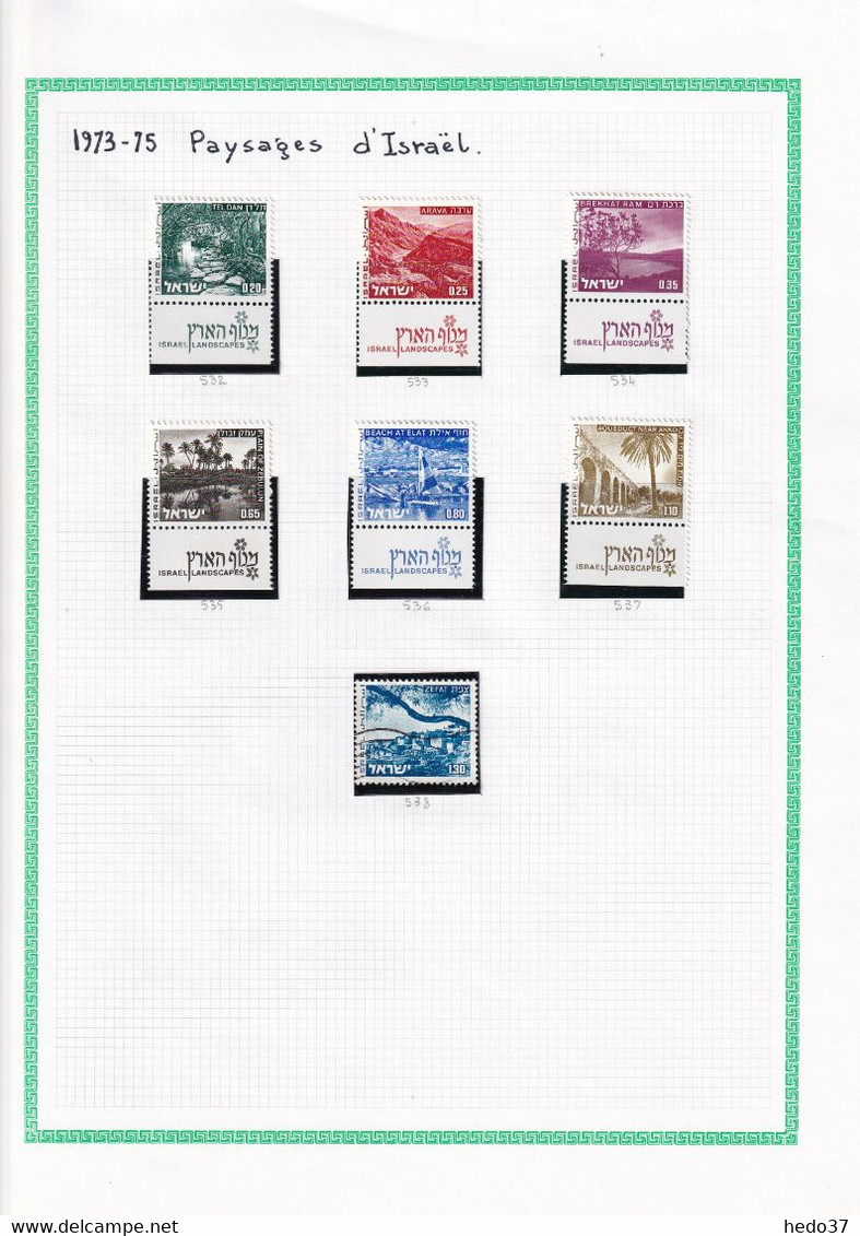 Israël - Collection - Timbres oblitérés - neufs - TB