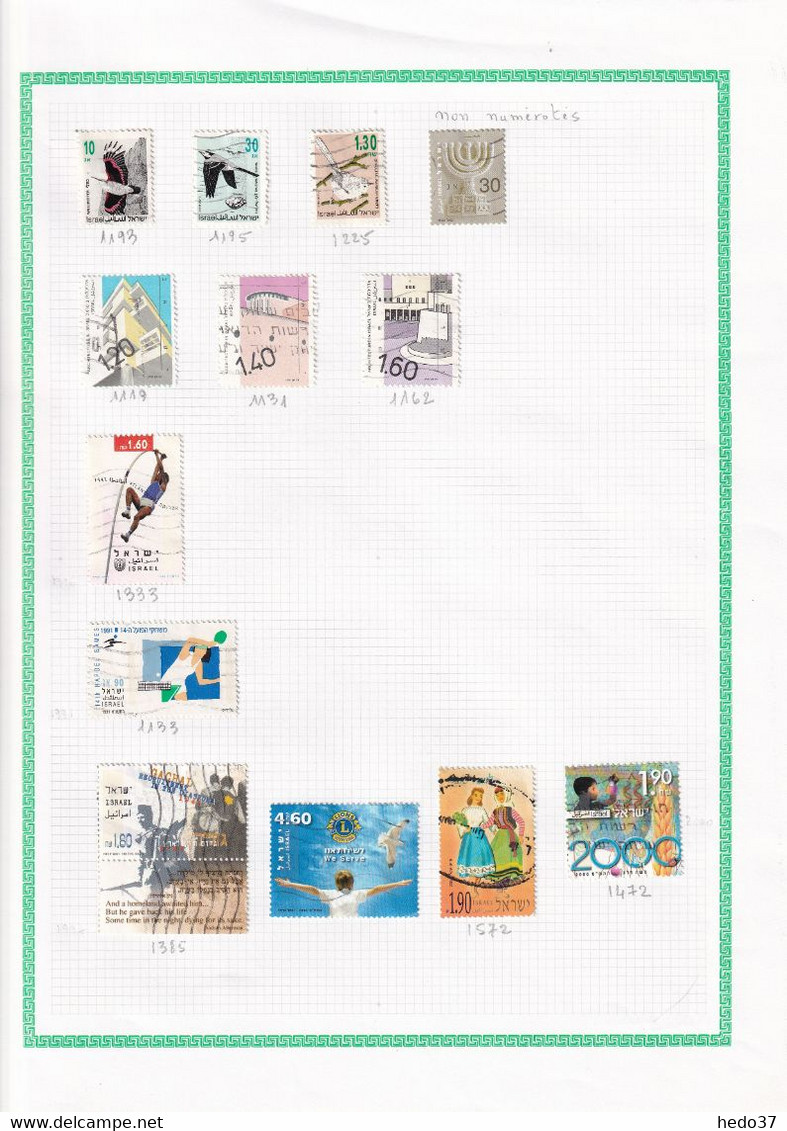 Israël - Collection - Timbres oblitérés - neufs - TB