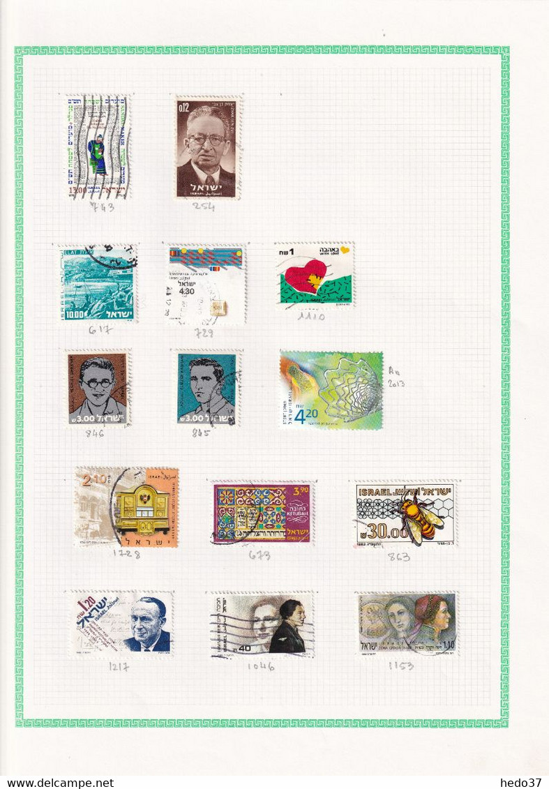 Israël - Collection - Timbres oblitérés - neufs - TB