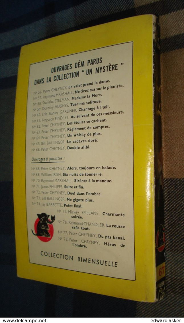 Un MYSTERE N°67 : COEURS à VENDRE /Erle Stanley GARDNER - Octobre 1951 - Presses De La Cité