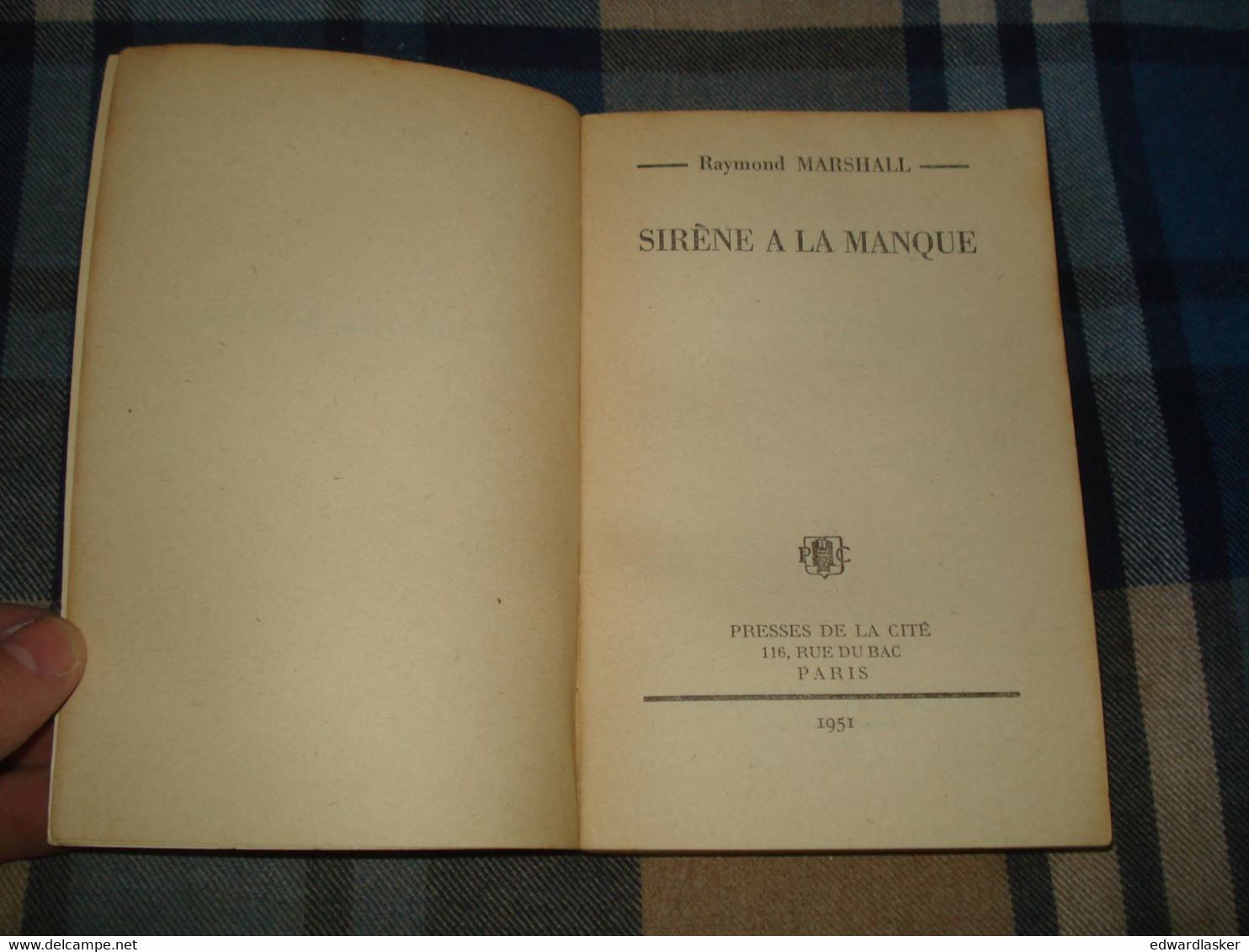 Un MYSTERE N°70 : SIRÈNE à La MANQUE /Raymond MARSHALL (J.H. CHASE) - Novembre 1951 - Presses De La Cité