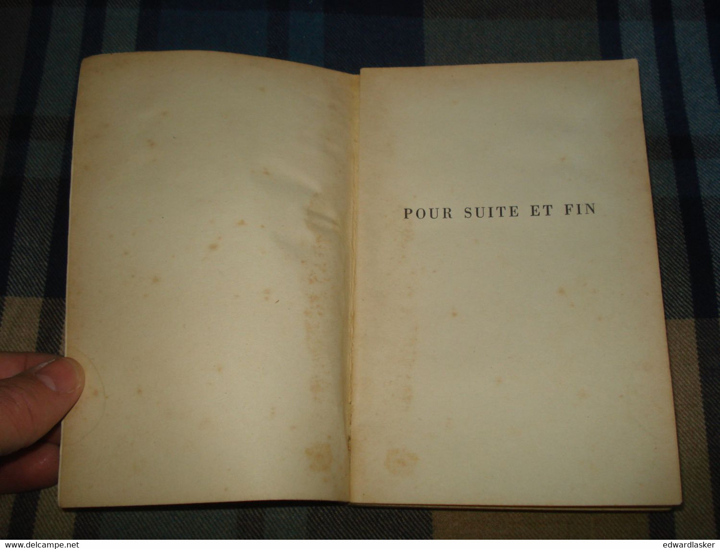 Un MYSTERE N°71 : POUR SUITE Et FIN /James Atlee PHILLIPS - Novembre 1951 - Presses De La Cité