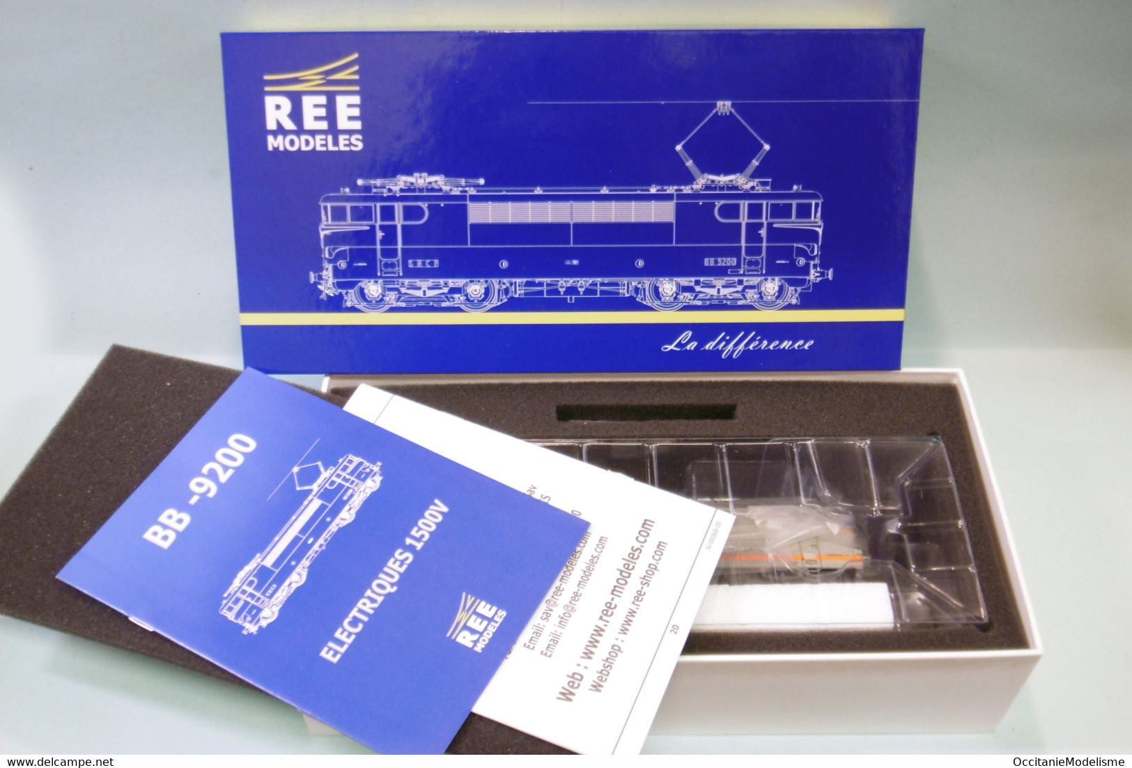 REE - Locomotive Electrique BB 9263 Béton SNCF nouille ép. IV / V réf. MB-085 Neuf NBO HO 1/87