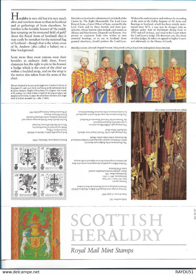 SCOTTISH HERALDRY - Presentation Packs