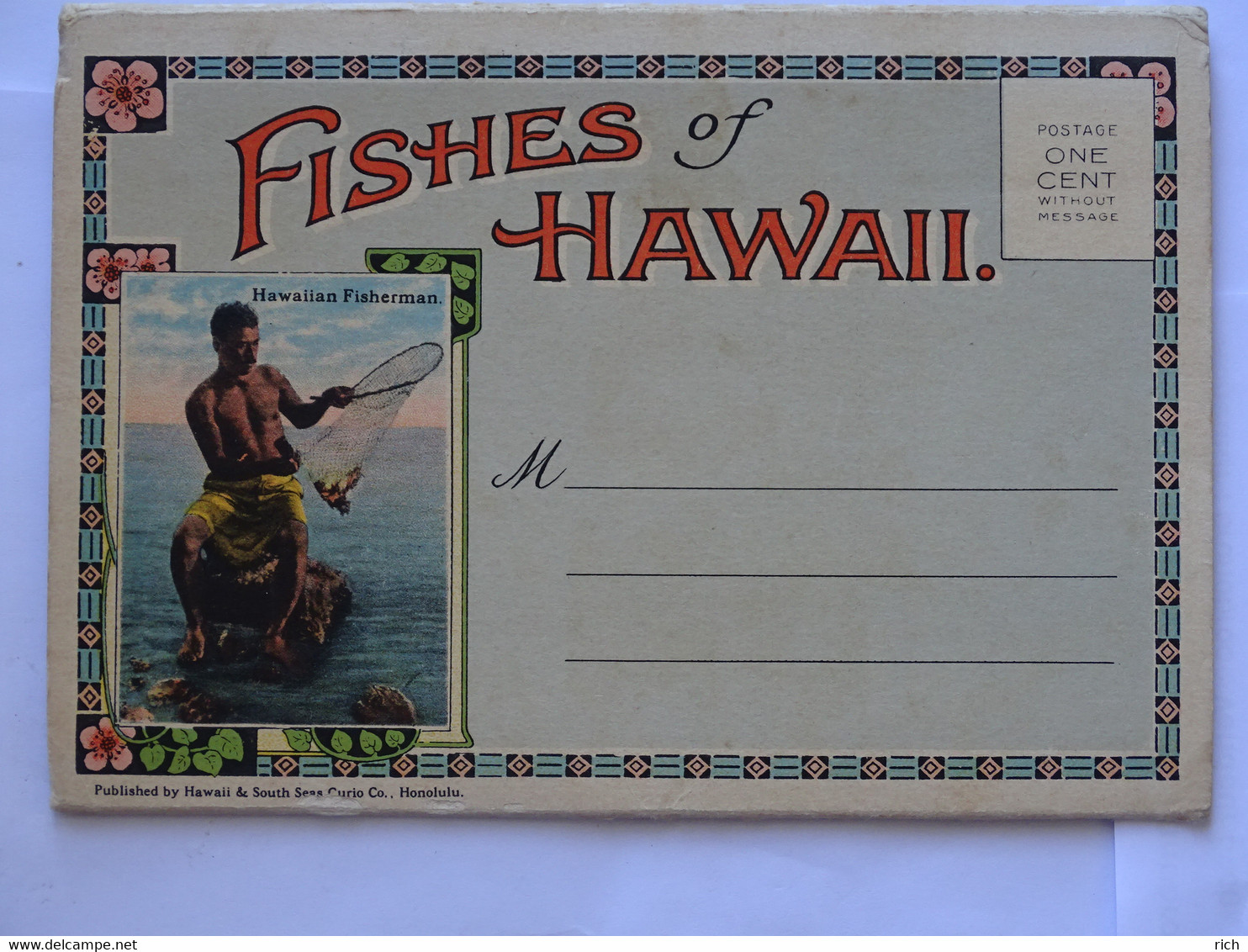 FISCHES Of HAWAII - Pochette 10 Poissons - The Hononulu Aquarium - Kauai