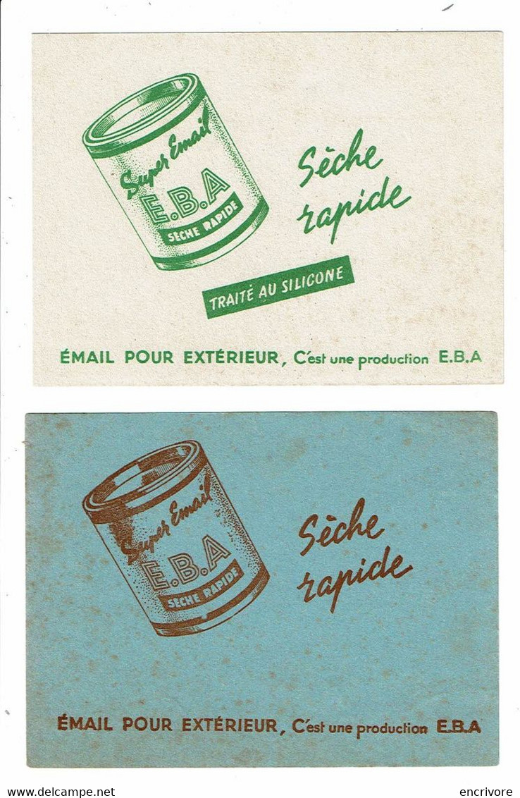 2 Buvard E.B.A. Super émail EBA - Peintures