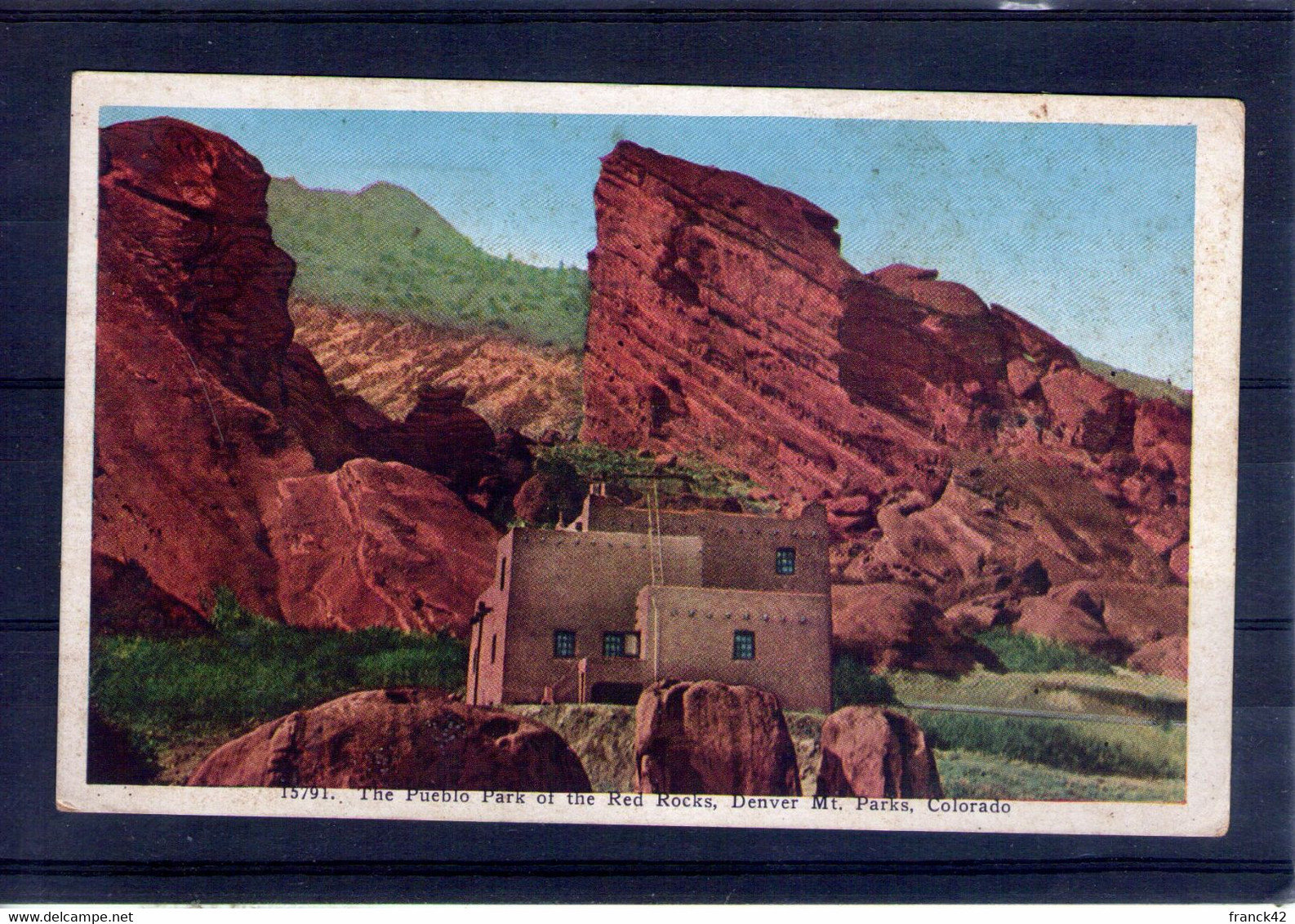 états Unis. The Pueblo Park Of The Red Rocks, Colorado - Pueblo