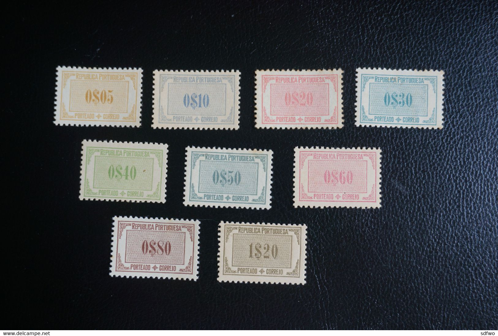 (M) Portugal 1932 Postage Due Complete Set - Af. P45 To 53 (MNH/ MH) - Nuevos