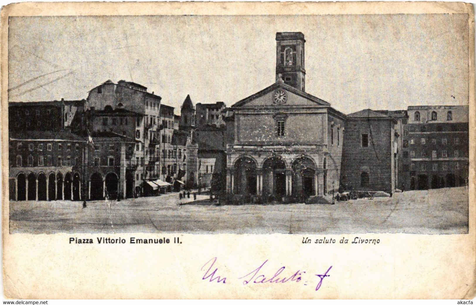 CPA LIVORNO Piazza Vittorio Emanuele II. ITALY (467894) - Livorno