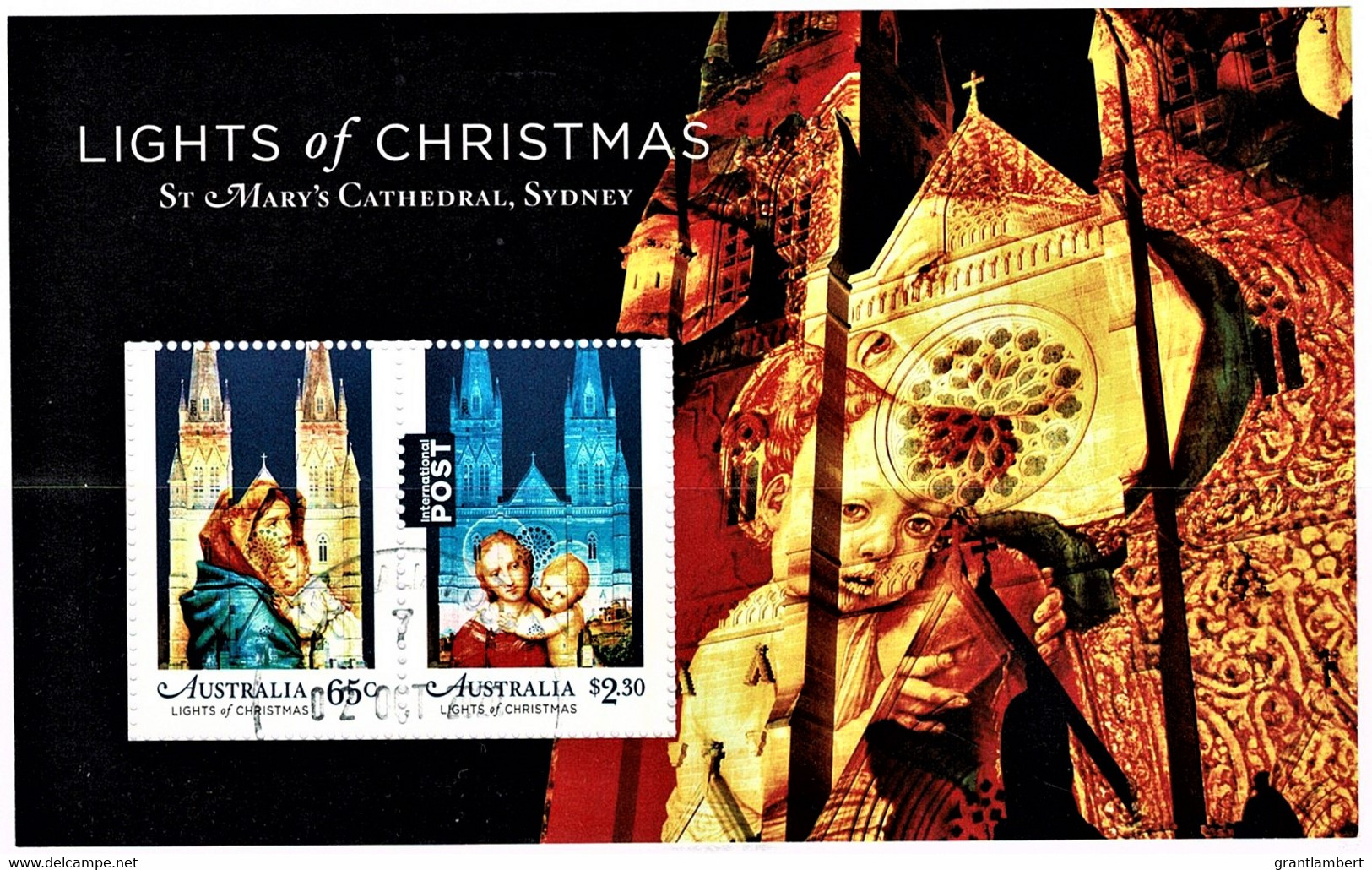 Australia 2017 Lights Of Christmas Minisheet CTO - Used Stamps