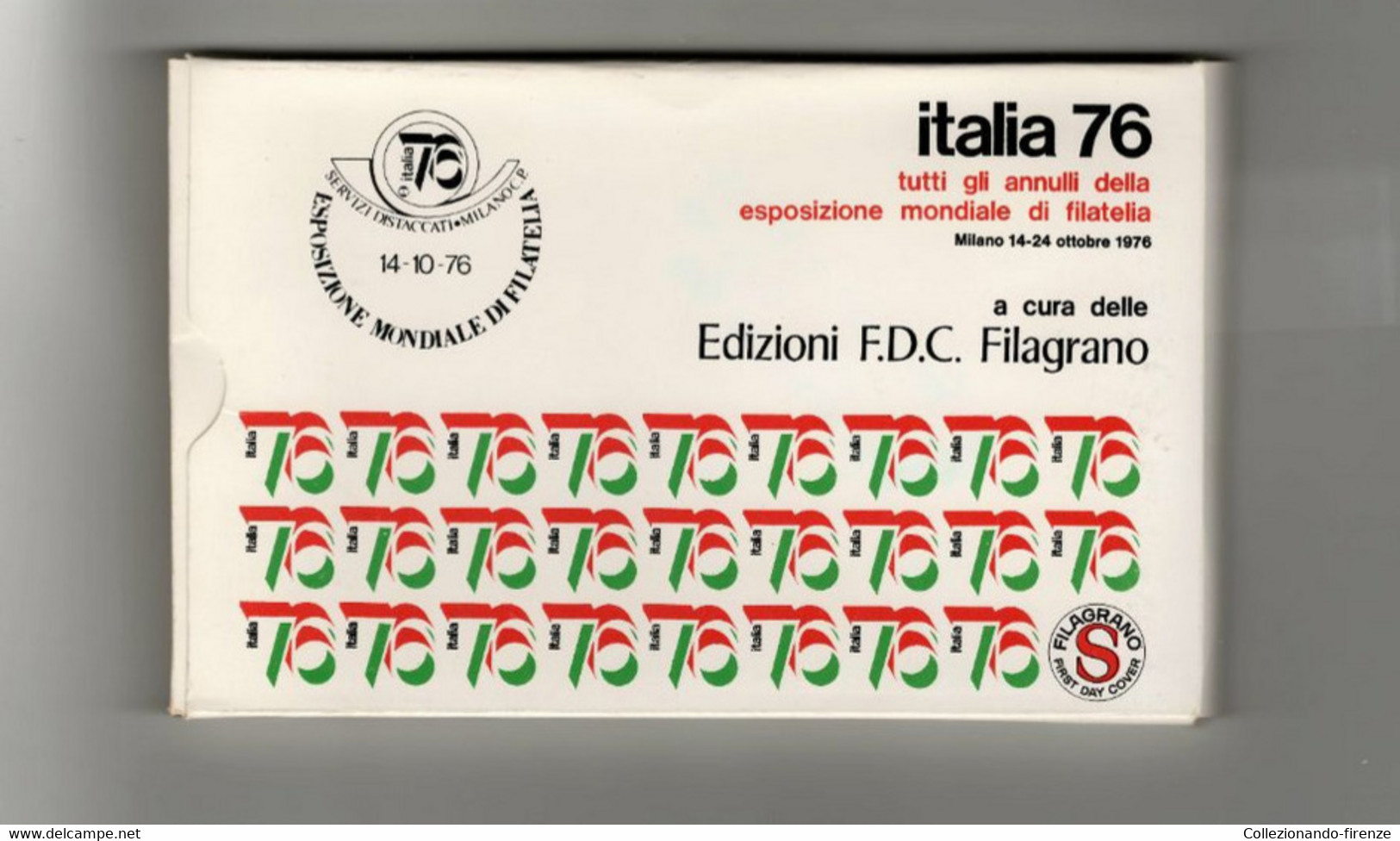 Busta Primo Giorno FDC Italia 1976 Esposizione Mondiale Filatelia - Lotti E Collezioni