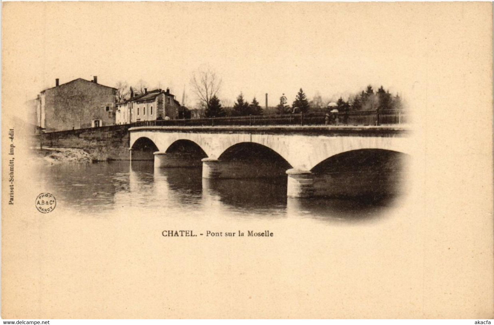 CPA CHATEL Pont Sur La Moselle. (398188) - Chatel Sur Moselle