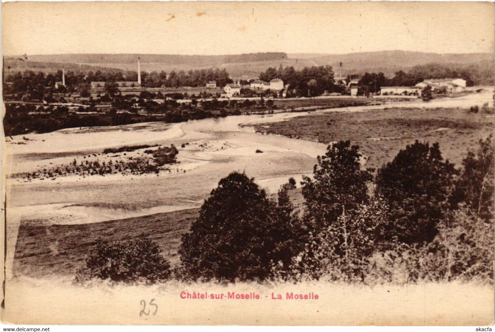CPA CHATEL-sur-MOSELLE La Moselle (401647) - Chatel Sur Moselle