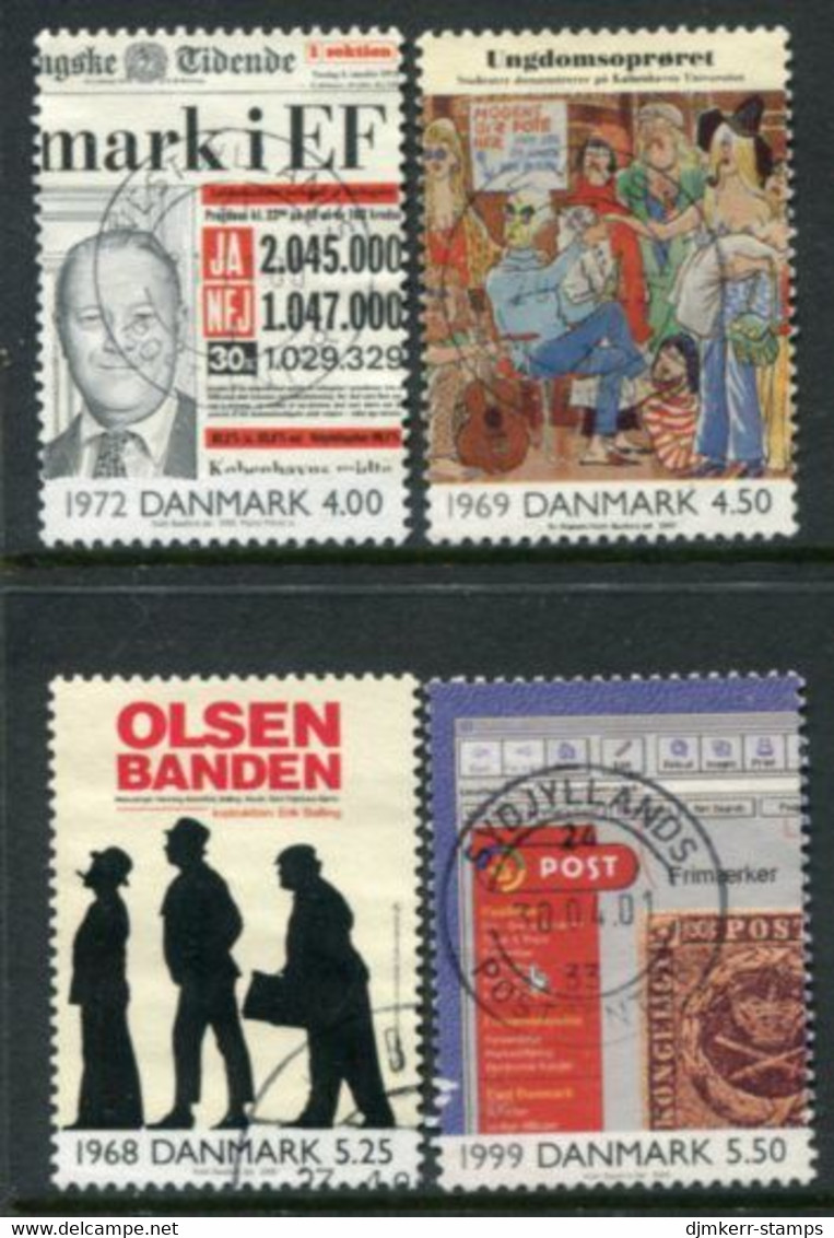 DENMARK 2000 Events Of The 20th Century IV Used. Michel 1263-66 - Used Stamps