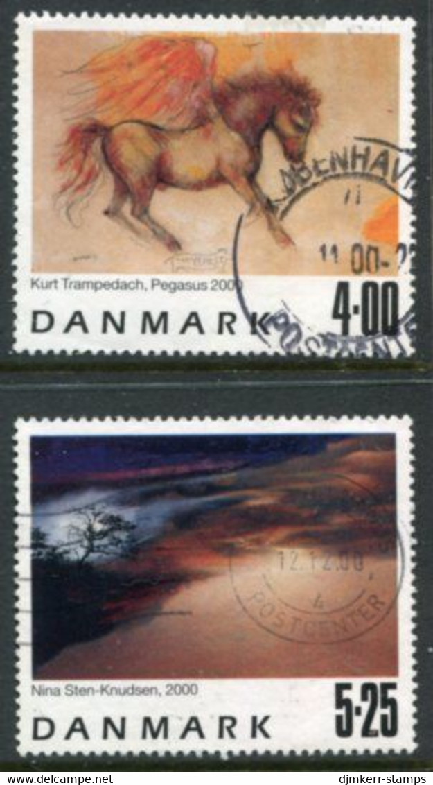 DENMARK 2000 Contemporary Art Used. Michel 1261-62 - Used Stamps