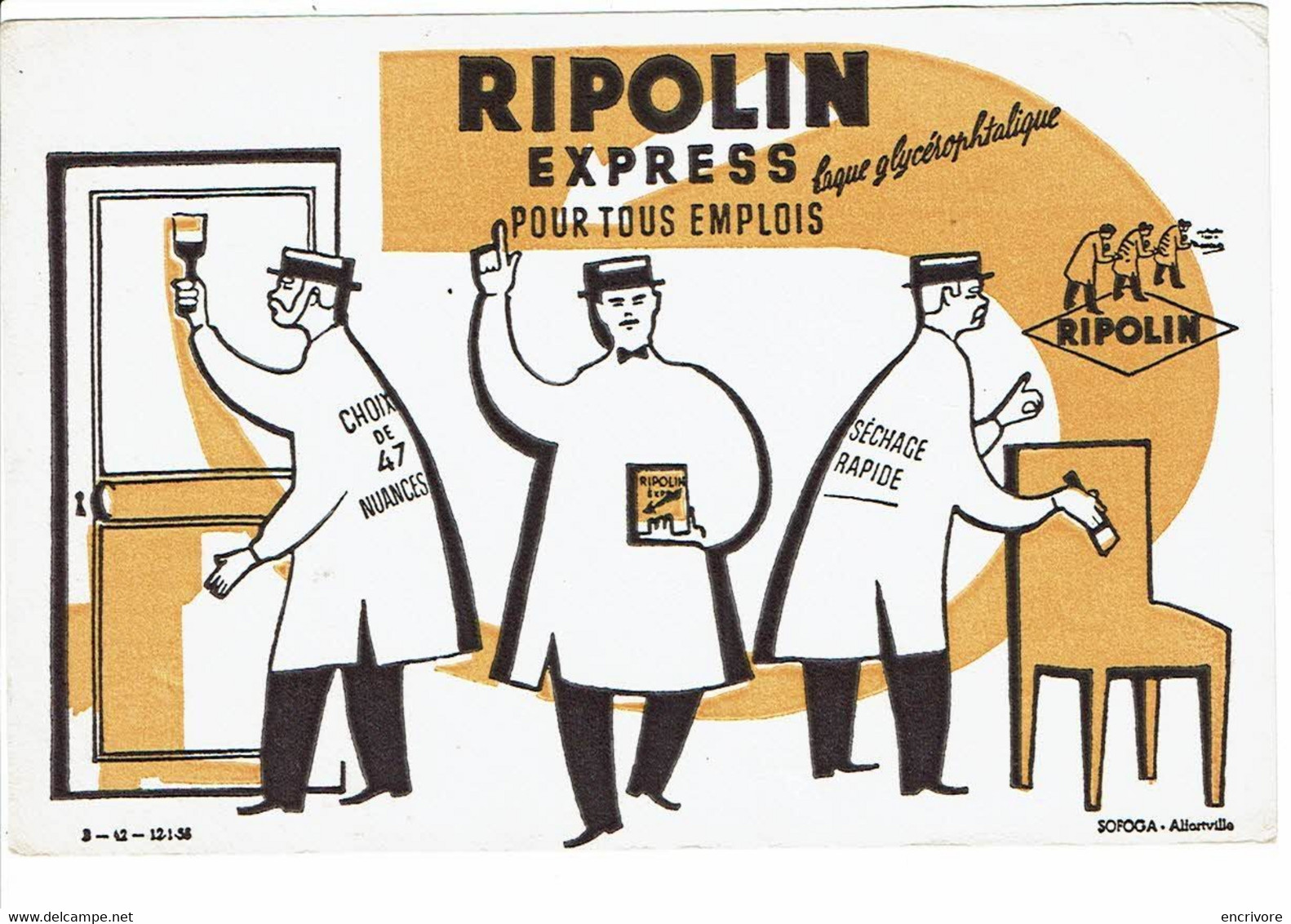 Buvard Peintures RIPOLIN Express - Peintures