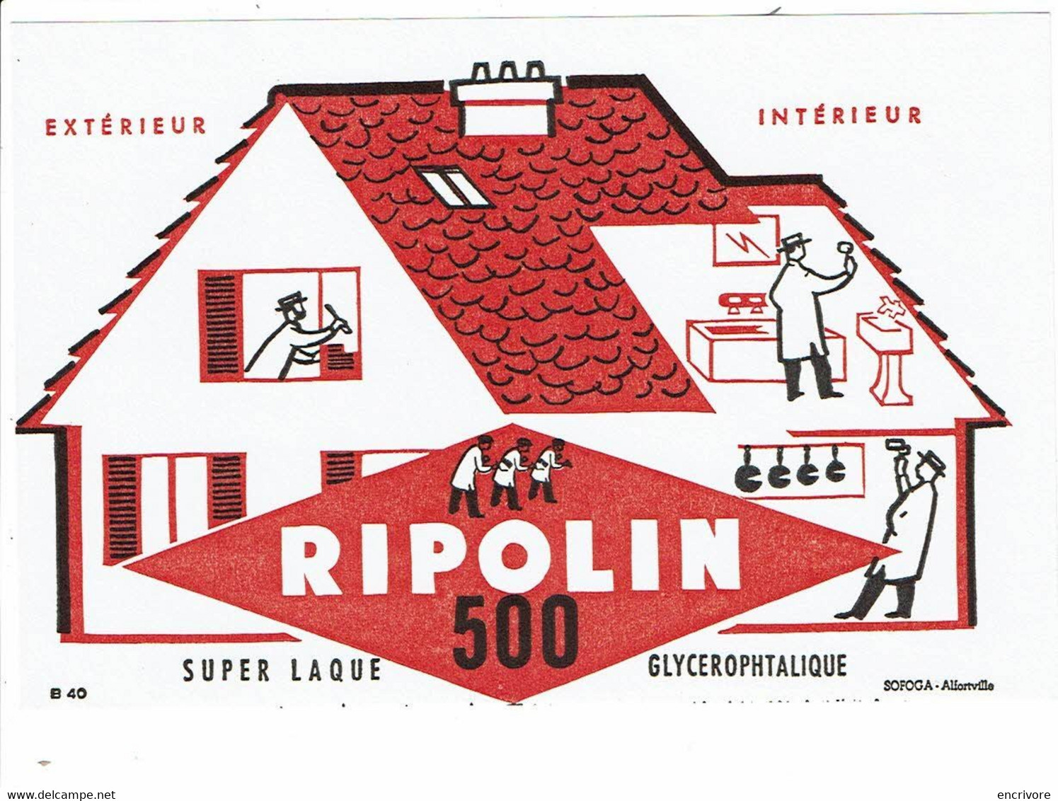 Buvard Peintures RIPOLIN 500 Super Laque - Pinturas