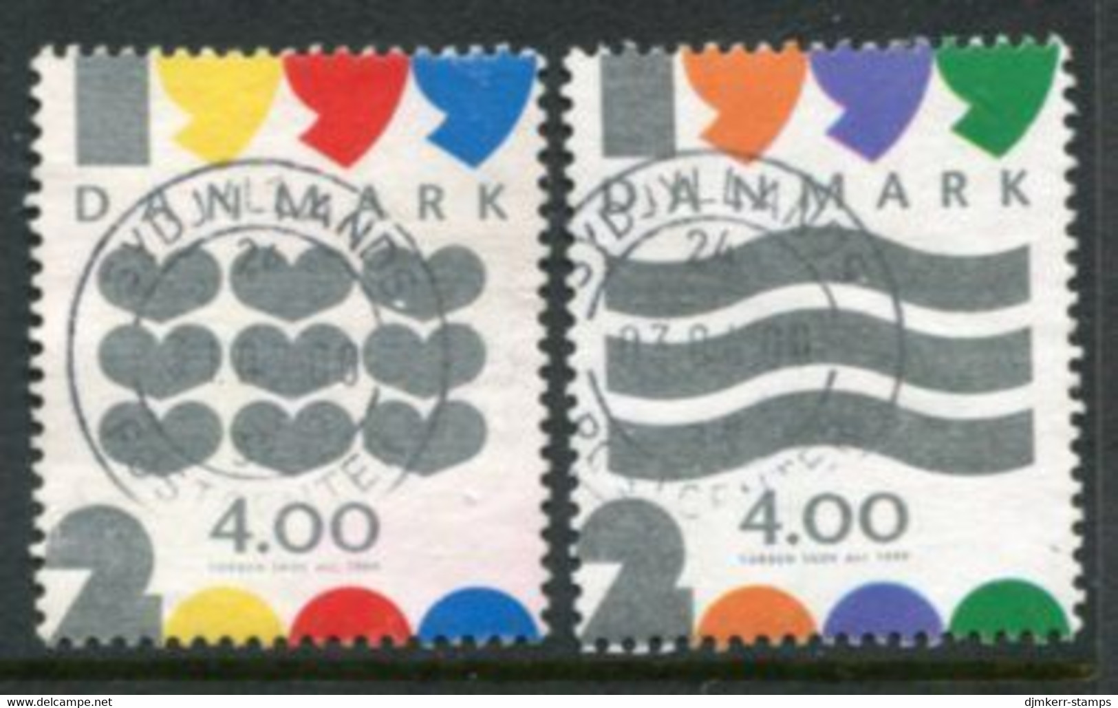 DENMARK 1999  New Millennium Used. Michel 1231-32 - Used Stamps