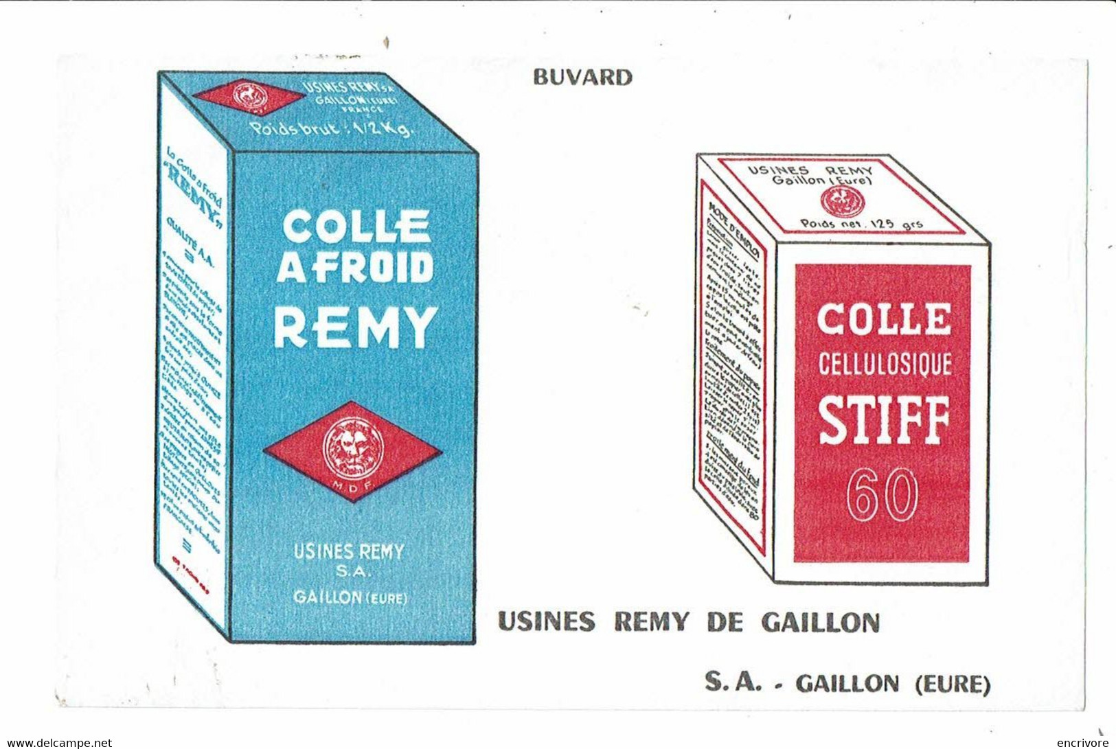 Buvard REMY DE GAILLON Colle à Froid Remy Colle Stiff 60 - Paints