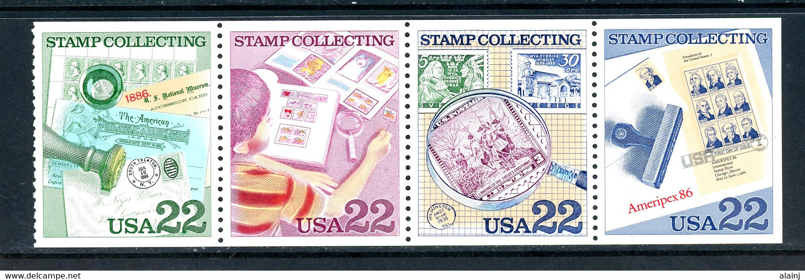 USA   #SC  2201a   1986     XX   ---     MNH  --  Booklet Of 4  --  Stamp Collecting - 3. 1981-...