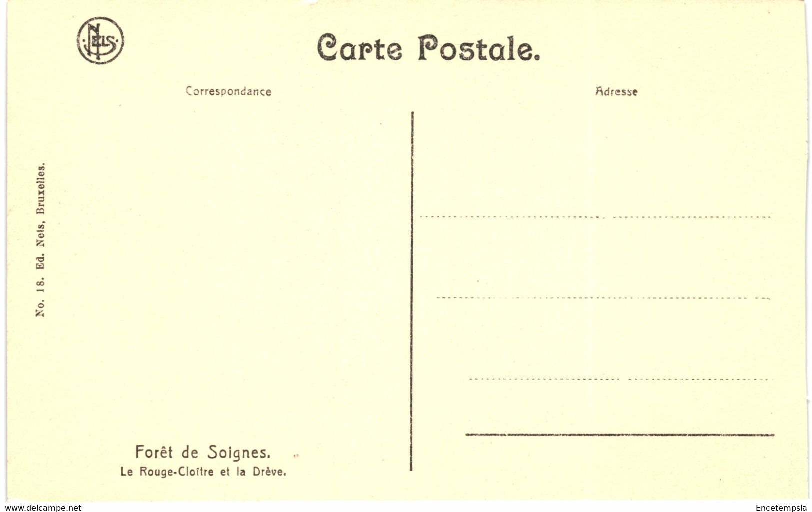 CPA - Carte Postale  Belgique-Bruxelles Auderghem Foret De Soignes Rouge Cloître Et La Drève     VM52273 - Forêts, Parcs, Jardins